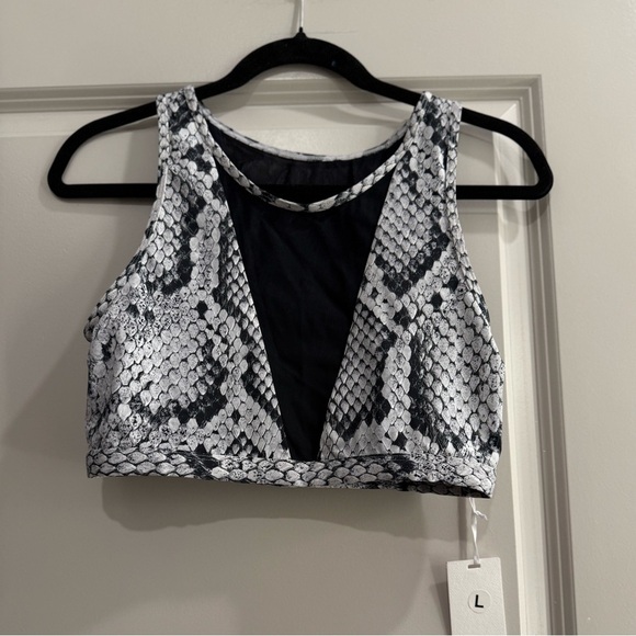 NWT Varley Black and White Sorts Bra - Picture 1 of 4